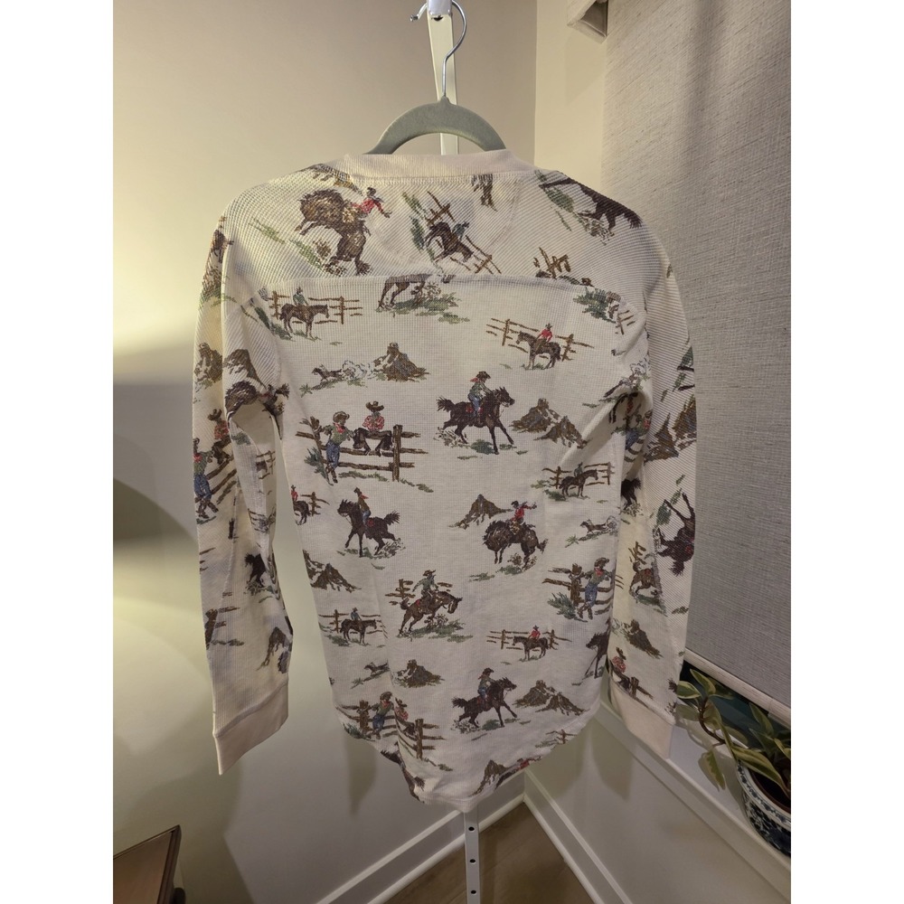 Eddie Bauer ILARIA URBINATI LIMITED EDITION Henley Women's S Western Rodeo NWOT - Picture 5 of 16